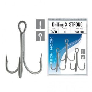 Ocean Drilling Treble-Hook, Meget Stærk
