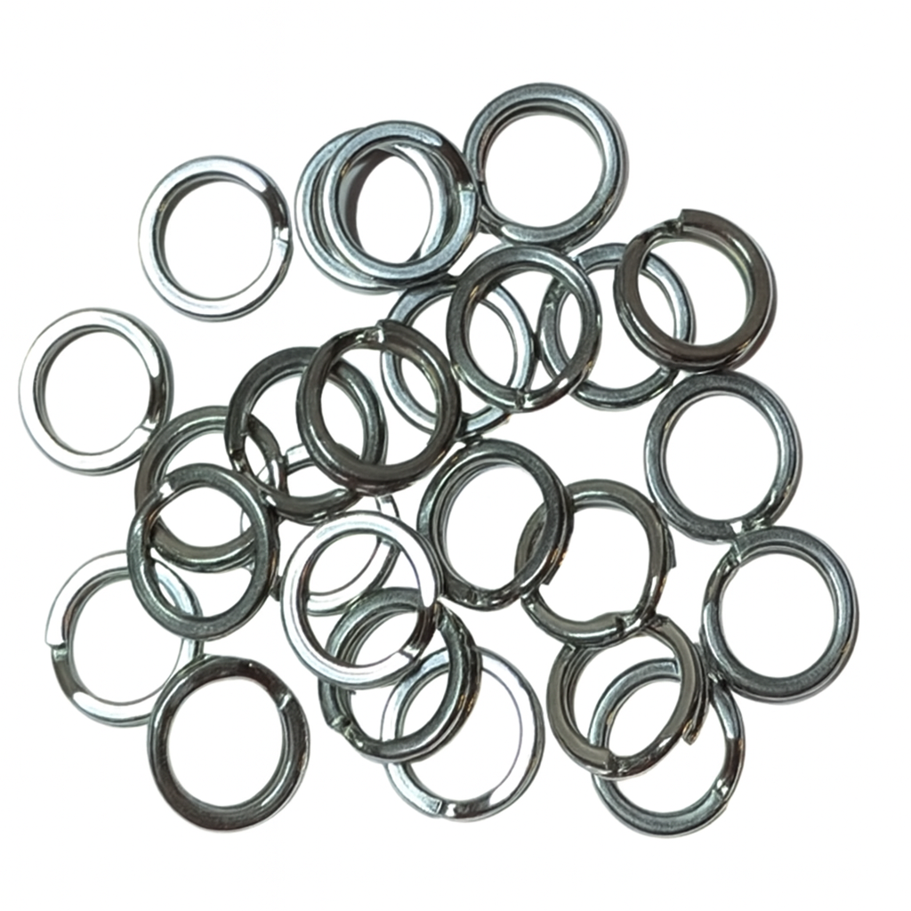 Power-Press Flade Springringe, Meget Stærke.