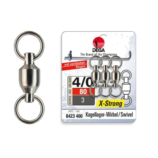 Heavy Duty Ball Bearing Swivel med Lukkede Ringe