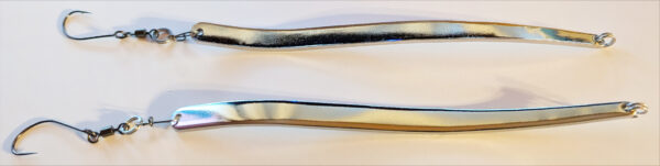 Hornfiskeblink, 17 cm, 30 g, blanke, 2 stk. - Image 2