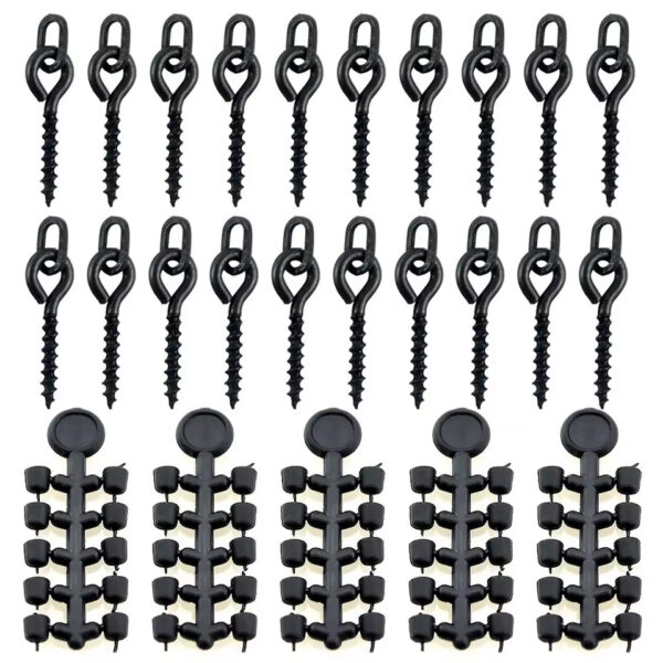 Pakke med 20 Bait Screws og 50 Gummi Stoppers - Image 2