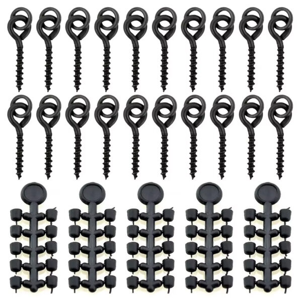 Pakke med 20 Bait Screws og 50 Gummi Stoppers - Image 3