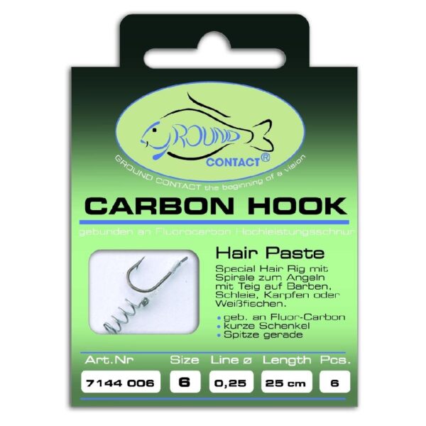 Hair Paste Rigs 0,20 mm, 6 stk.