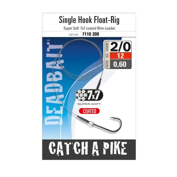 Single Hook Float Rig, Catch-A-Pike.