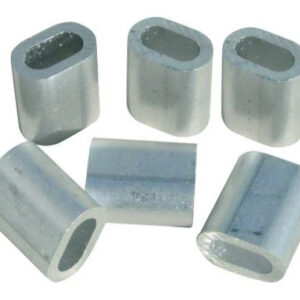 Crimps, kraftige, ovale, 1.2 mm, pose med 10 stk.