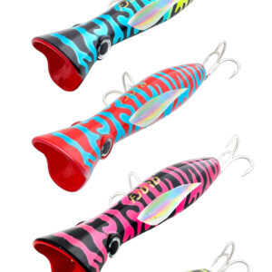 Big Game Popper, 82g, i flotte UV Farver.