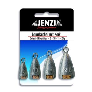 Dybdemålingslodder med Korkindsats, 4 stk.