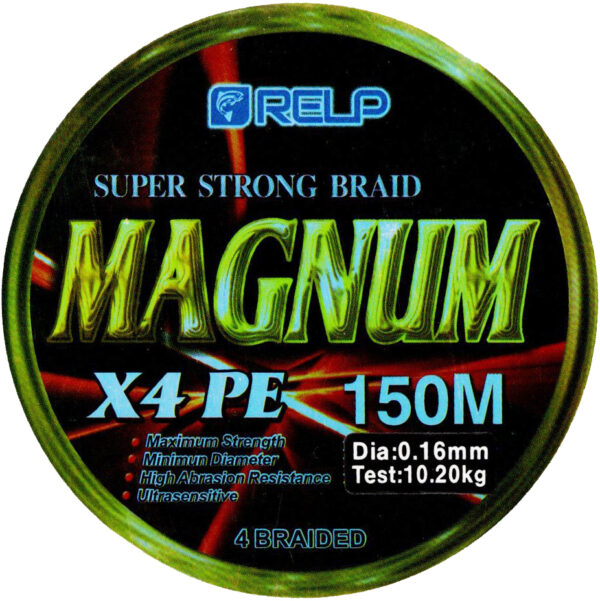 Fletline, 4-Braid, 150 m sort, super-strong - Billede 2