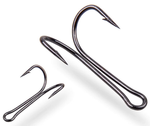 Dobbeltkroge til Fluebinding, 10 stk.