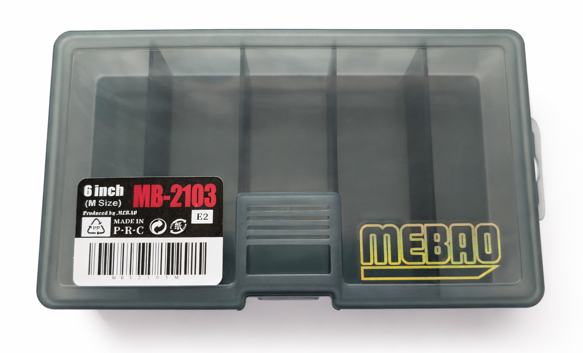 Røgfarvet Æske med 5 Rum