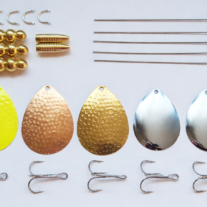 DIY Spinner Kit til 5 Gedde-Spinnere